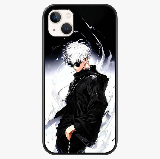 Limitless Shadow King Glass Case showing full back design in clean flat view with glossy glass finish.