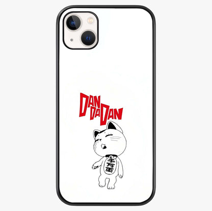 Playful Spirit Charm Glass Case showing full back design in clean flat view with glossy glass finish.