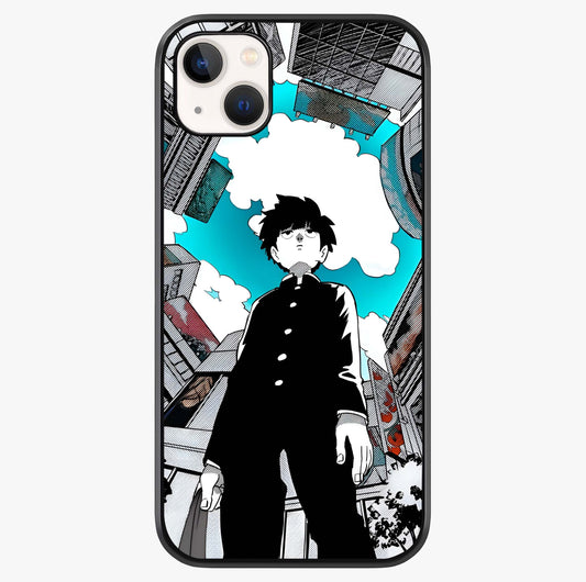 Silent Psychic Awakening Glass Case showing full back design in clean flat view with glossy glass finish.