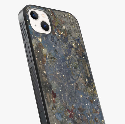 Aesthetic Astrolophia Glass Case captured at a warm angle highlighting gloss, texture and premium glass finish.