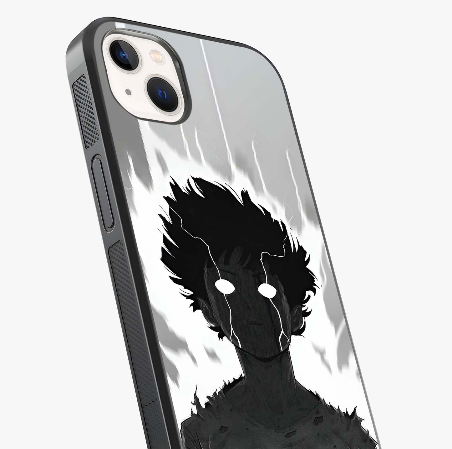 Awakened Inner Rage Glass Case captured at a warm angle highlighting gloss, texture and premium glass finish.