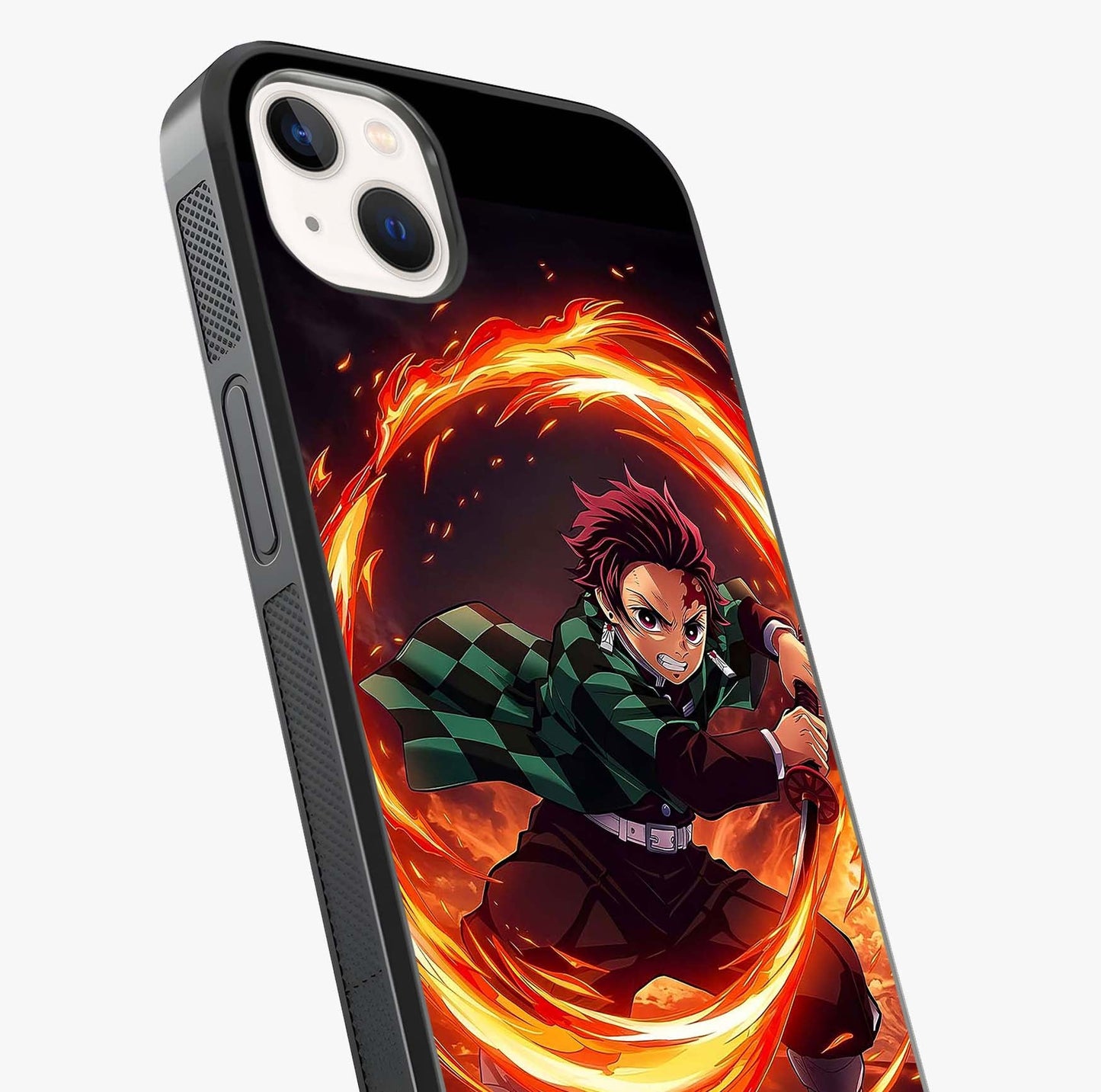 Blazing Sword Resolve Glass Case captured at a warm angle highlighting gloss, texture and premium glass finish.