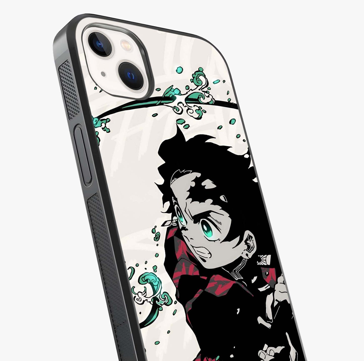 Demon Slayer Glass Case captured at a warm angle highlighting gloss, texture and premium glass finish.