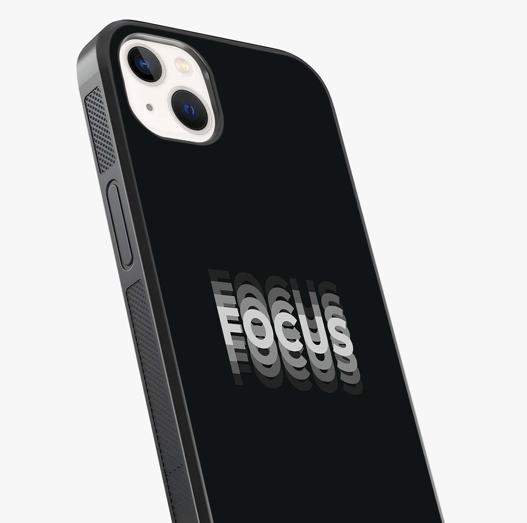 Focus Mode On Glass Case captured at a warm angle highlighting gloss, texture and premium glass finish.