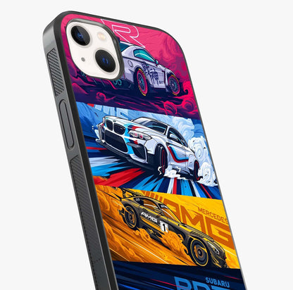 Jdm Sports Car Glass Case captured at a warm angle highlighting gloss, texture and premium glass finish.