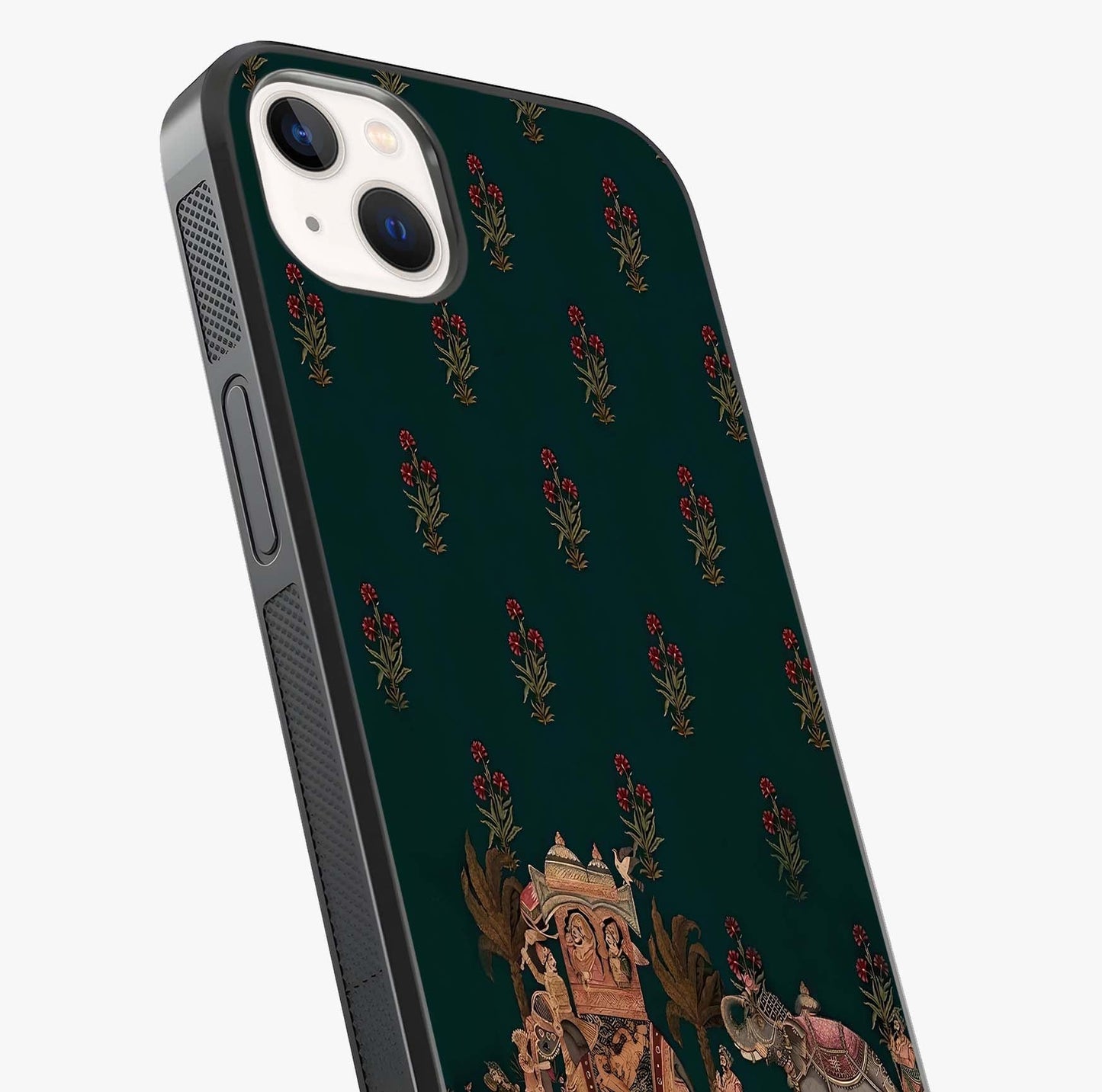 Macmerise Glass Case captured at a warm angle highlighting gloss, texture and premium glass finish.