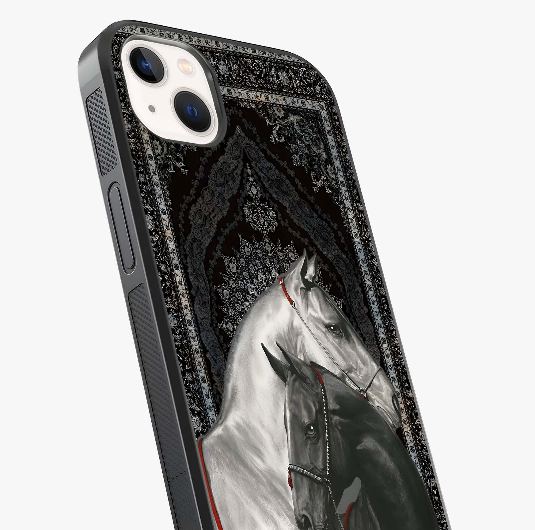 Majestic Ride Legacy Glass Case captured at a warm angle highlighting gloss, texture and premium glass finish.