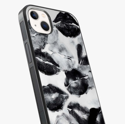 Midnight Kiss Marks Glass Case captured at a warm angle highlighting gloss, texture and premium glass finish.