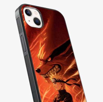 Nine Tails Legacy Glass Case captured at a warm angle highlighting gloss, texture and premium glass finish.