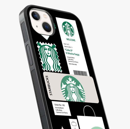 Starbucks Mocha Glass Case captured at a warm angle highlighting gloss, texture and premium glass finish.