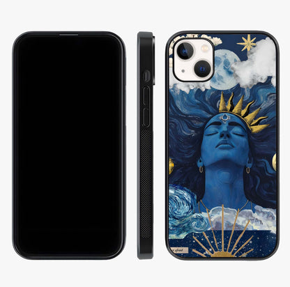 Aesthetic Lord Shiva Glass Case displayed upright for full design visibility and premium finish.
