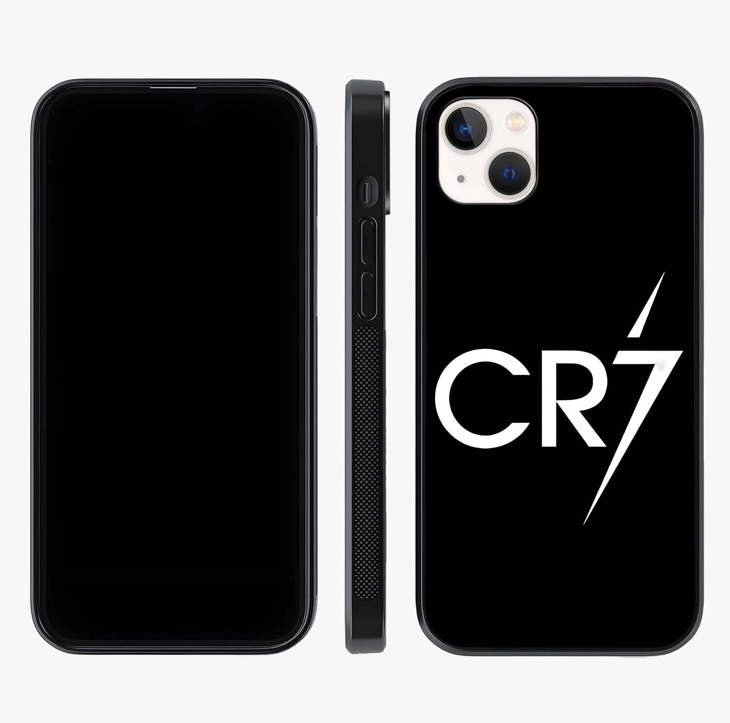 Cr7 Elite Strike Glass Case displayed upright for full design visibility and premium finish.