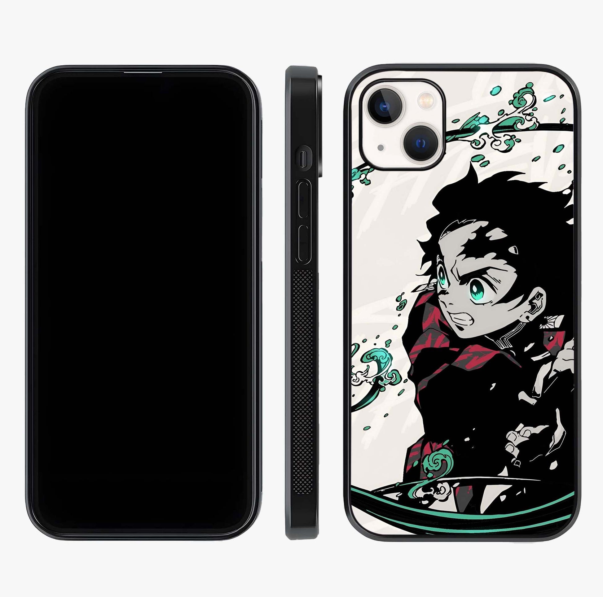 Demon Slayer Glass Case displayed upright for full design visibility and premium finish.