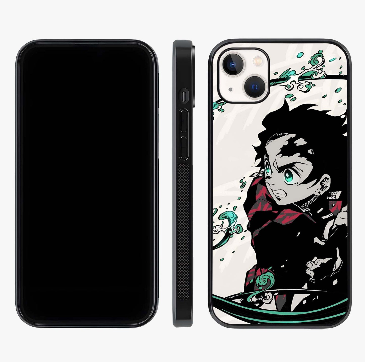 Demon Slayer Glass Case displayed upright for full design visibility and premium finish.