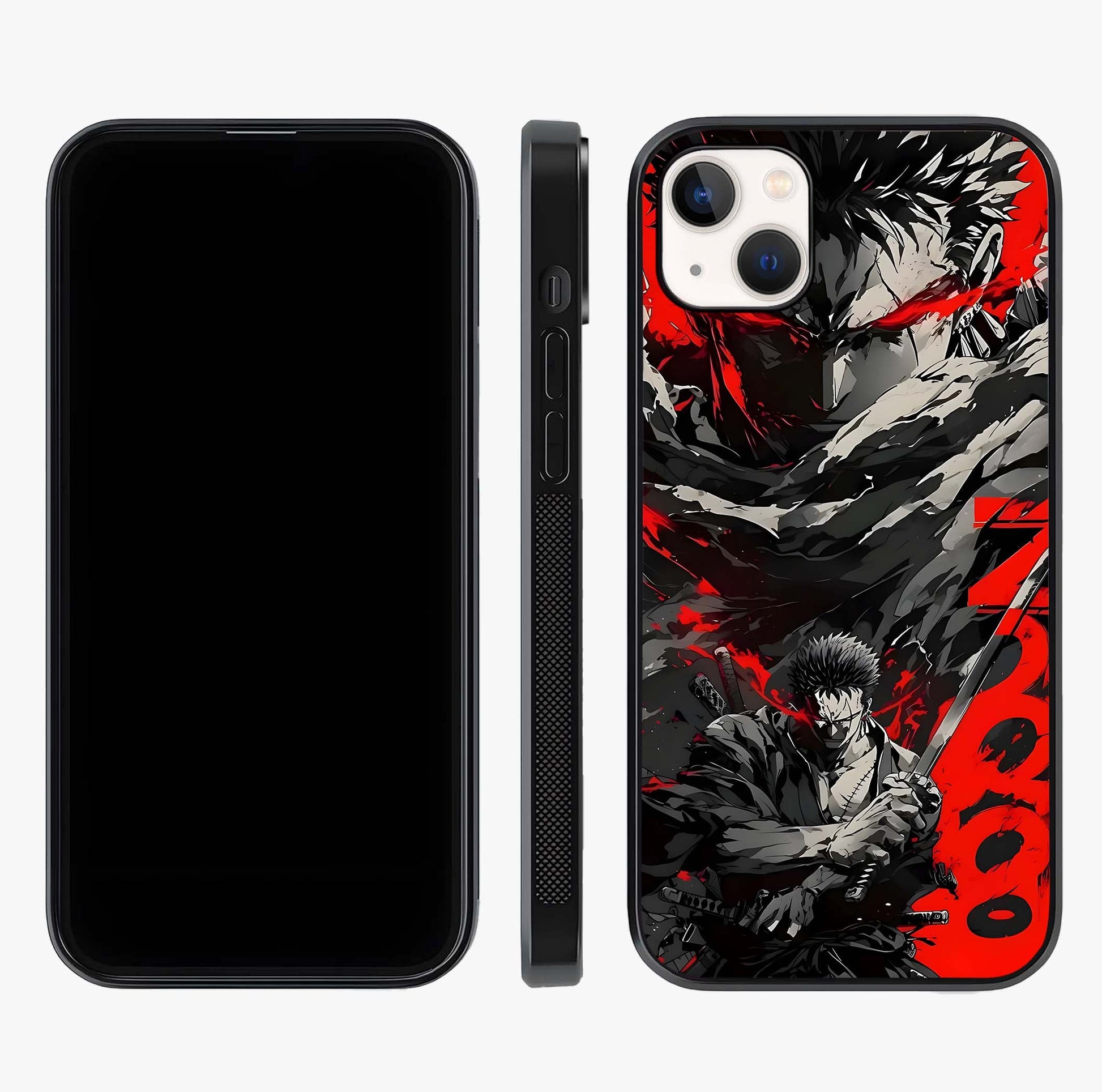 Demon Sword Resolve Glass Case displayed upright for full design visibility and premium finish.