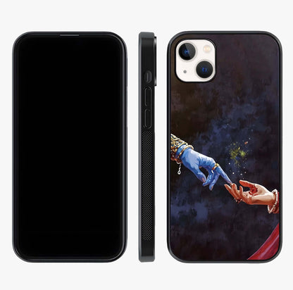 Divine Touch Eternal Glass Case displayed upright for full design visibility and premium finish.