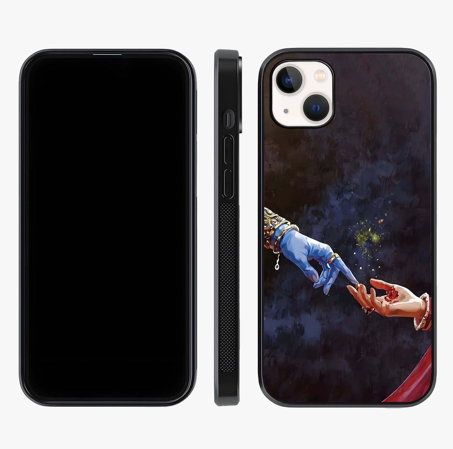 Divine Touch Eternal Glass Case displayed upright for full design visibility and premium finish.