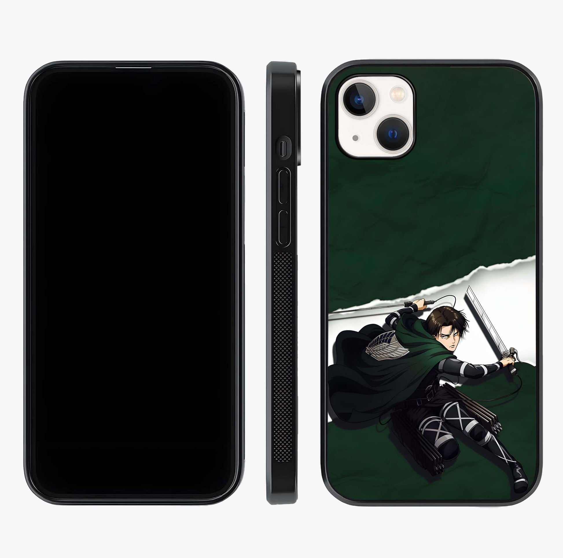 Emerald War Vanguard Glass Case displayed upright for full design visibility and premium finish.
