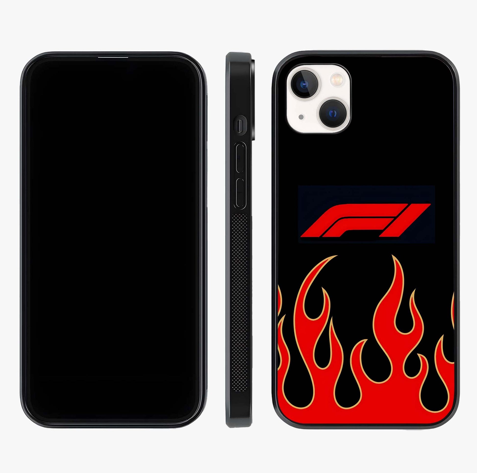 Fire F11 Glass Case displayed upright for full design visibility and premium finish.
