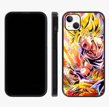 Firing Goku Glass Case displayed upright for full design visibility and premium finish.