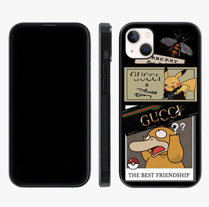 Gucci Play Mashup Glass Case displayed upright for full design visibility and premium finish.