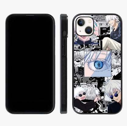 Infinity Sorcerer Chaos Glass Case displayed upright for full design visibility and premium finish.
