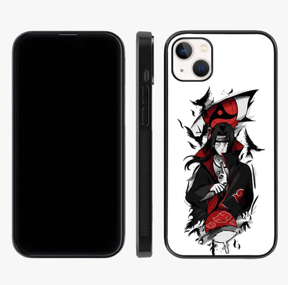 Itachi Sharingan Glass Case displayed upright for full design visibility and premium finish.