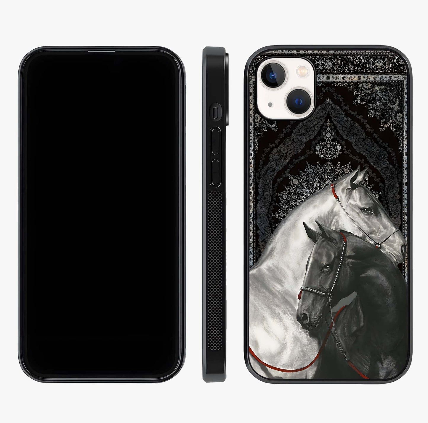 Majestic Ride Legacy Glass Case displayed upright for full design visibility and premium finish.