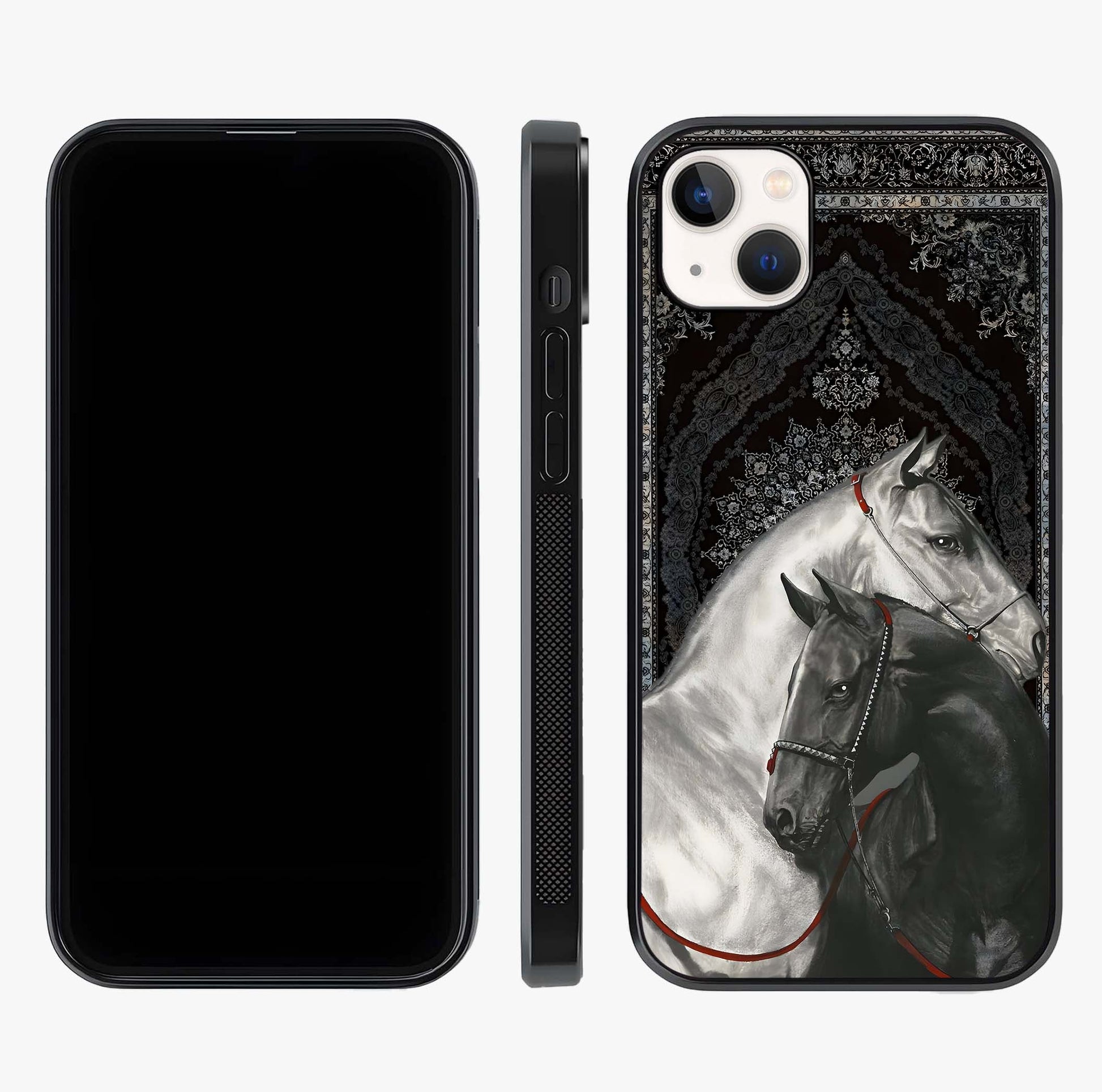 Majestic Ride Legacy Glass Case displayed upright for full design visibility and premium finish.