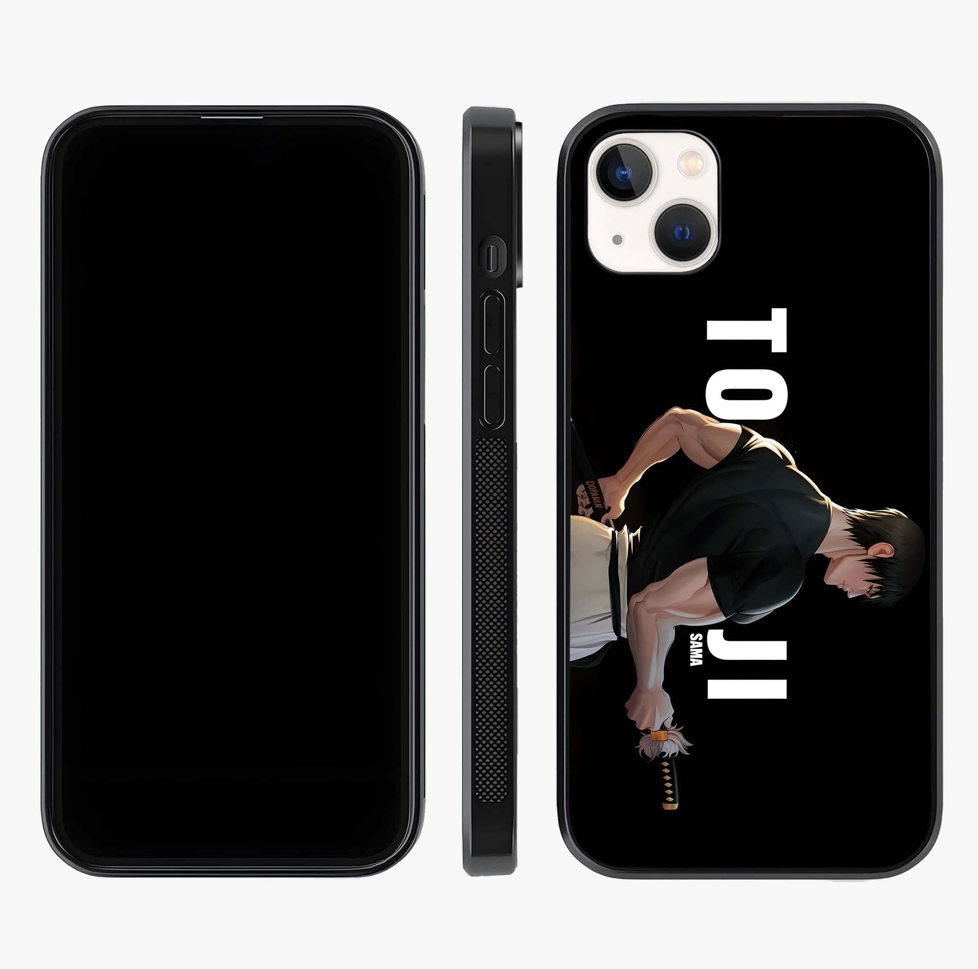 Midnight Blade Resolve Glass Case displayed upright for full design visibility and premium finish.