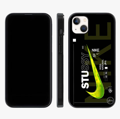 Neon Street Edition Glass Case displayed upright for full design visibility and premium finish.