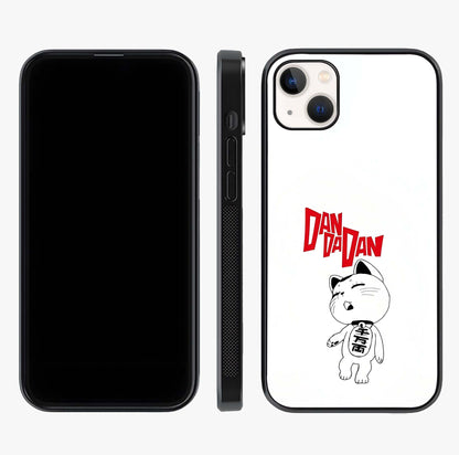 Playful Spirit Charm Glass Case displayed upright for full design visibility and premium finish.