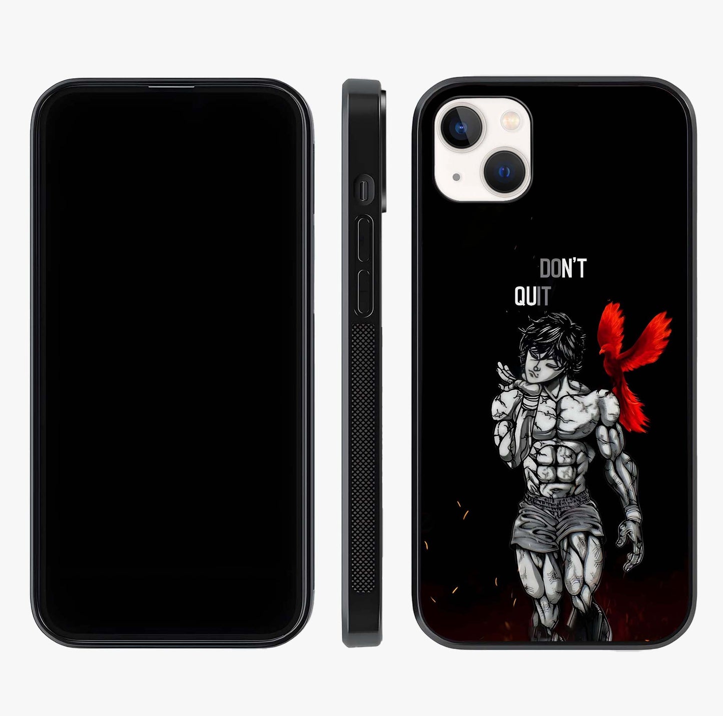 Rise Beyond Limits Glass Case displayed upright for full design visibility and premium finish.