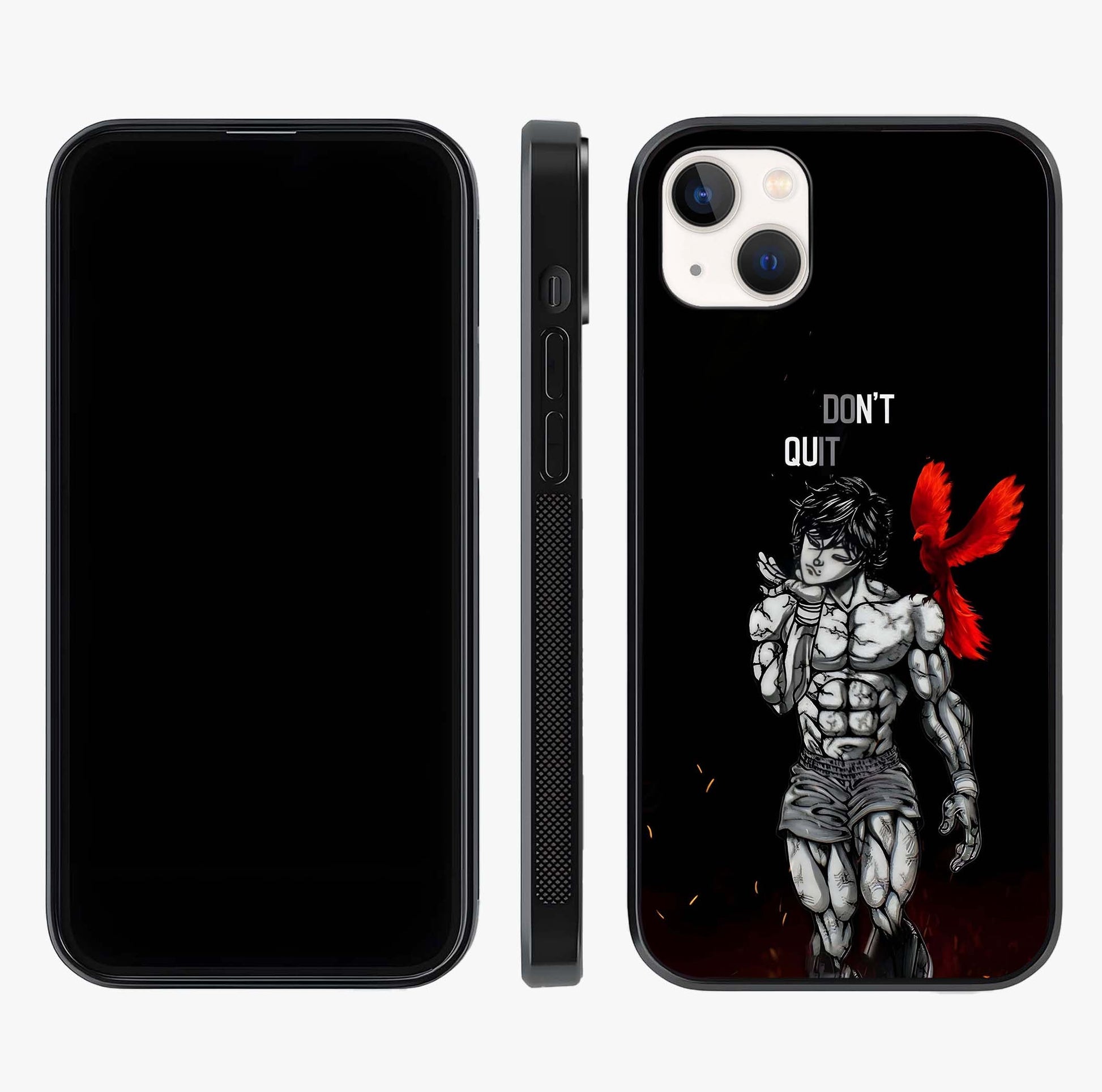 Rise Beyond Limits Glass Case displayed upright for full design visibility and premium finish.