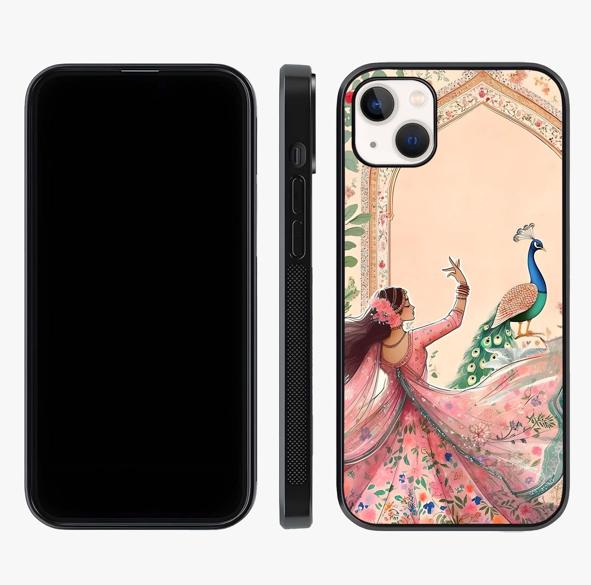 Royal Grace Muse Glass Case displayed upright for full design visibility and premium finish.