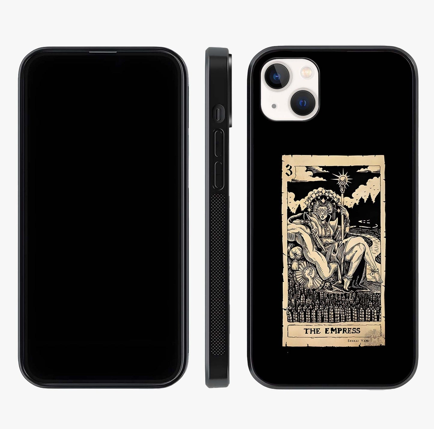 The Empress Glass Case displayed upright for full design visibility and premium finish.