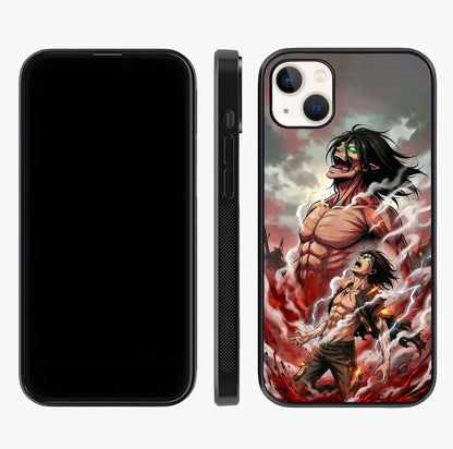 Titan Awakening Fury Glass Case displayed upright for full design visibility and premium finish.