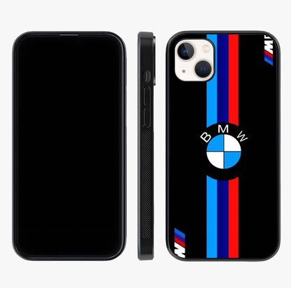 Turbo Bmw Beast Glass Case displayed upright for full design visibility and premium finish.