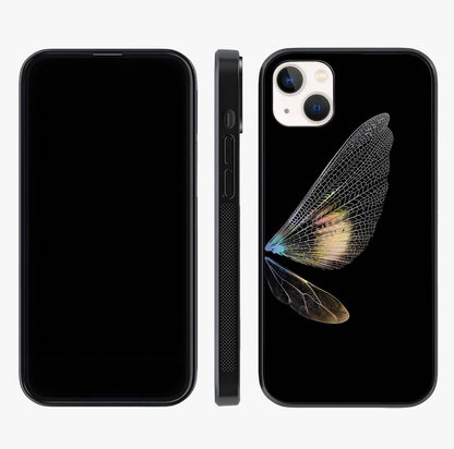 Whispers Of Wings Glass Case displayed upright for full design visibility and premium finish.