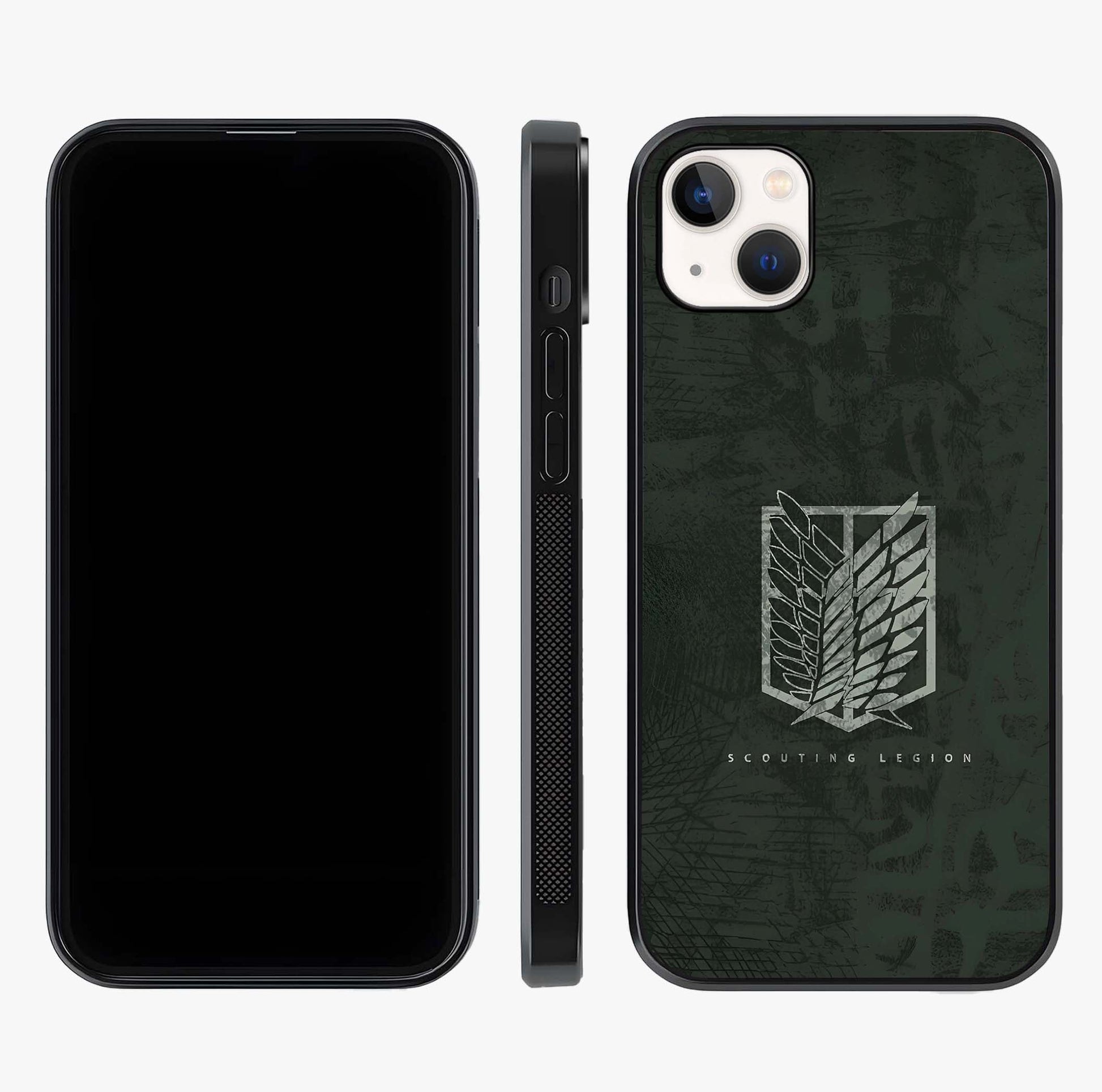 Wings Of Freedom Glass Case displayed upright for full design visibility and premium finish.