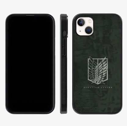 Wings Of Freedom Glass Case displayed upright for full design visibility and premium finish.