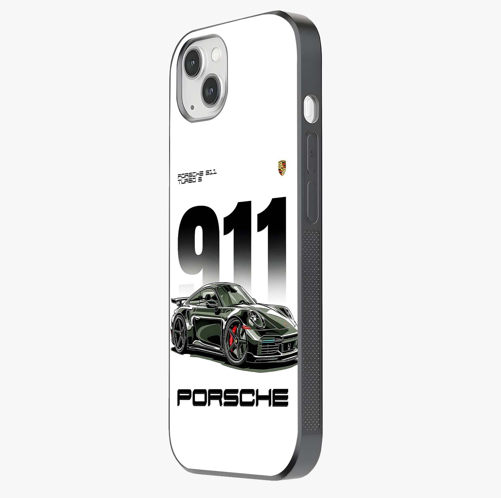 911 Turbo Dominance Glass Case photographed in natural light showing reflective finish and design depth.