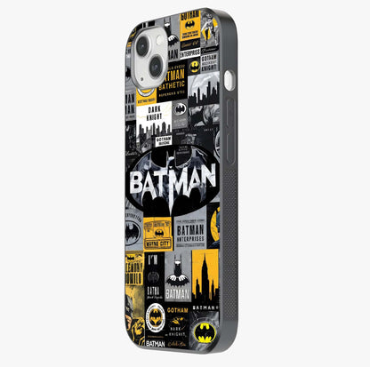 Knight Gotham Rise Glass Case photographed in natural light showing reflective finish and design depth.