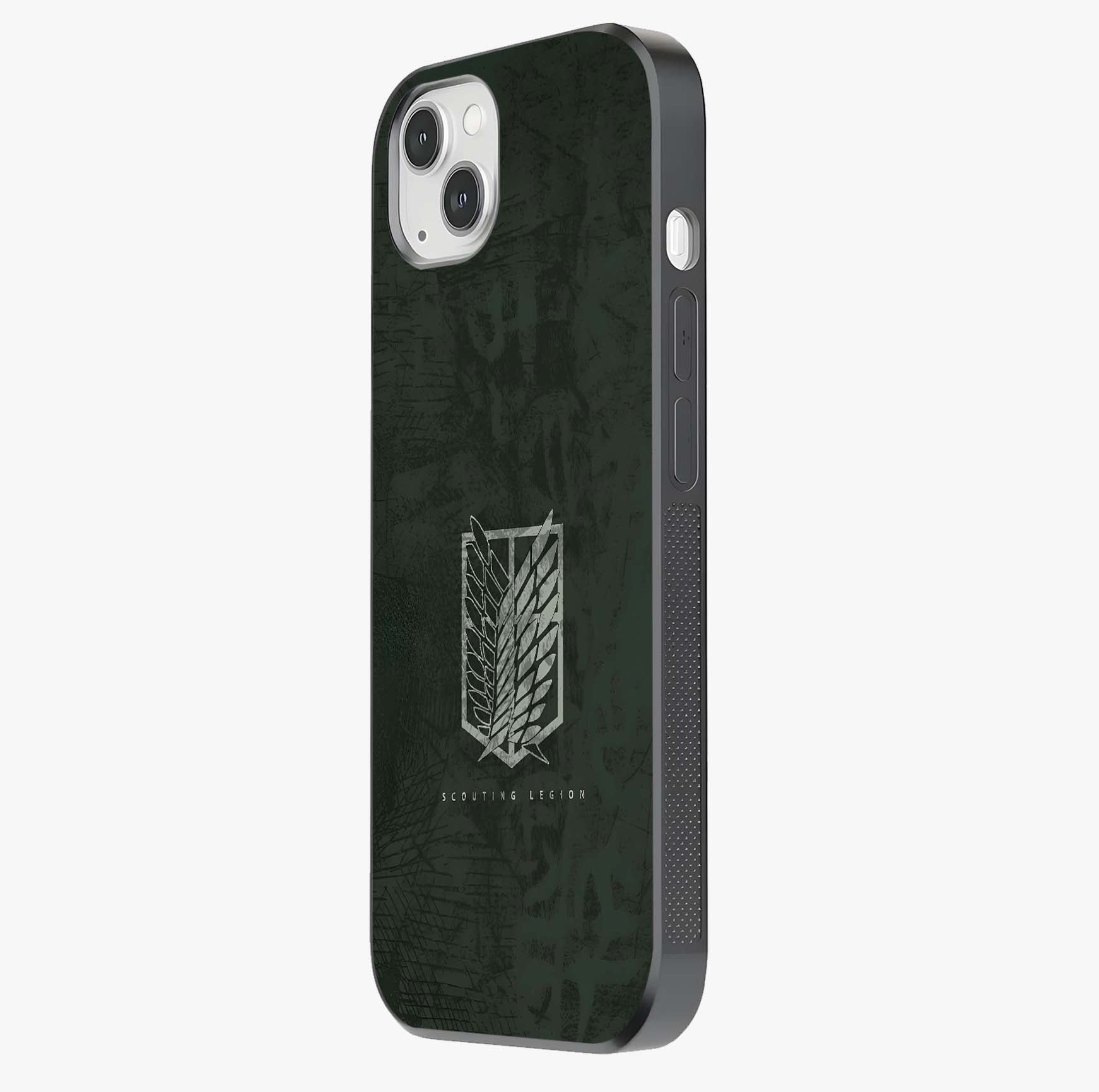 Wings Of Freedom Glass Case photographed in natural light showing reflective finish and design depth.