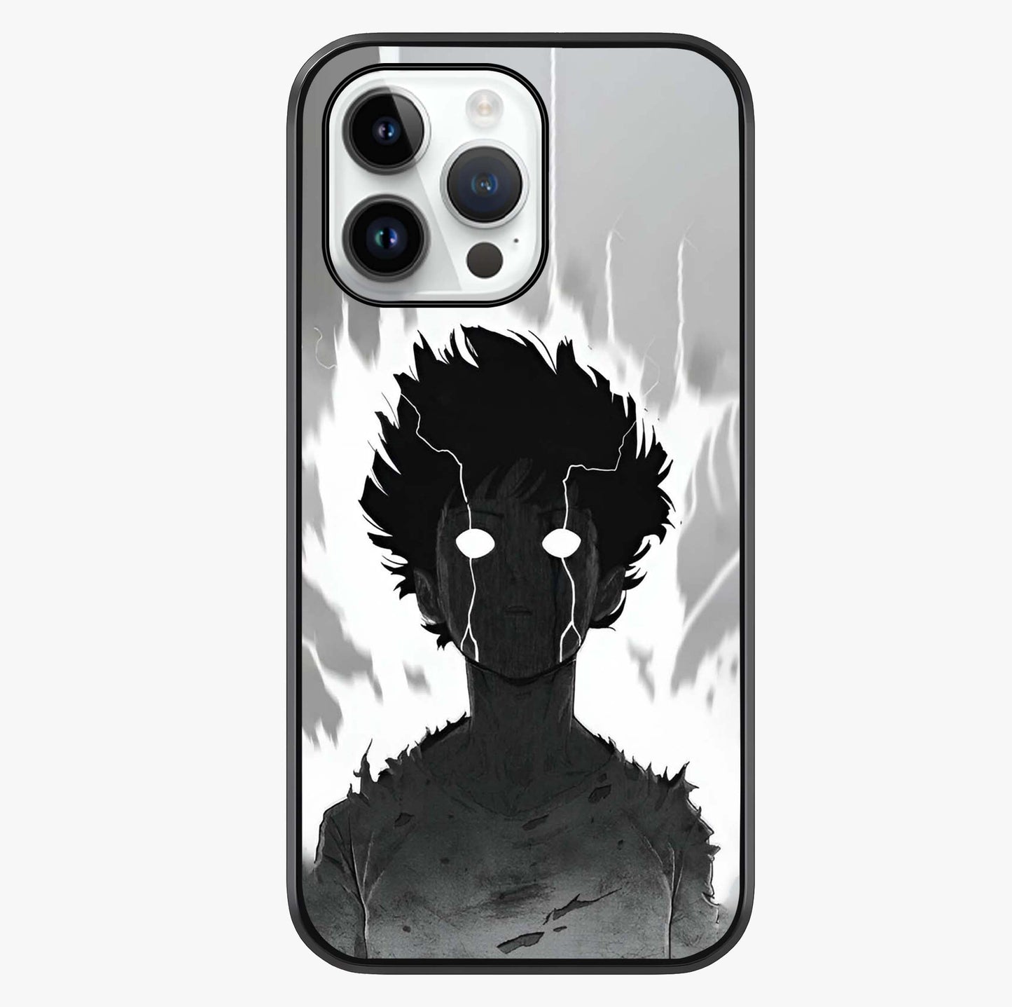Awakened Inner Rage Glass Case showing full back design in clean flat view with glossy glass finish.