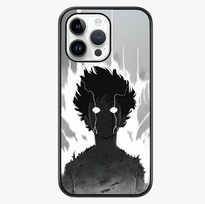 Awakened Inner Rage Glass Case showing full back design in clean flat view with glossy glass finish.