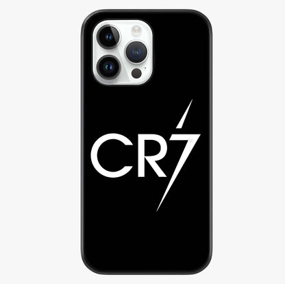 Cr7 Elite Strike Glass Case showing full back design in clean flat view with glossy glass finish.