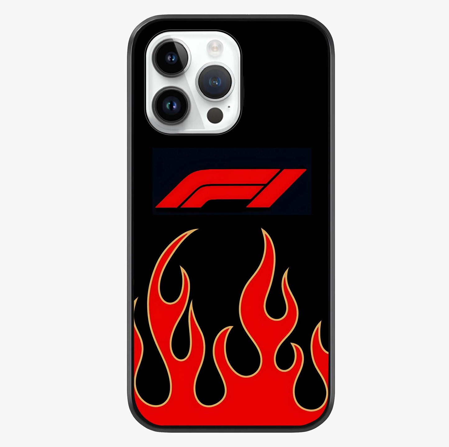 Fire F11 Glass Case showing full back design in clean flat view with glossy glass finish.