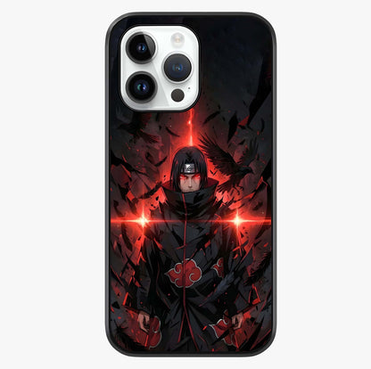 Focused Blade Discipline Glass Case showing full back design in clean flat view with glossy glass finish.