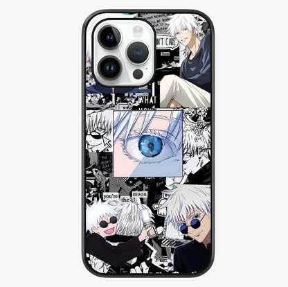 Infinity Sorcerer Chaos Glass Case showing full back design in clean flat view with glossy glass finish.